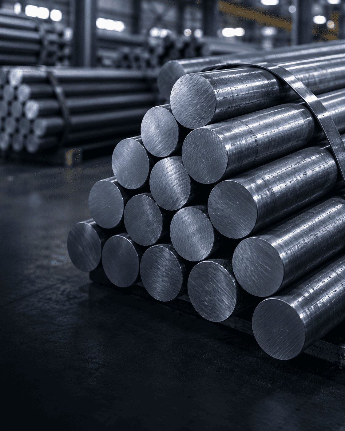 Steel round bars